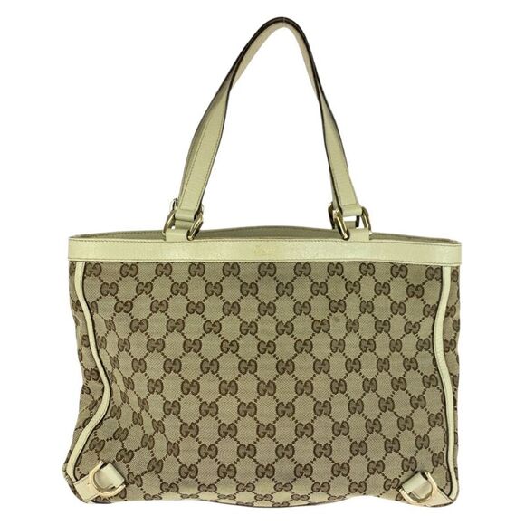 Gucci GG Canvas Abbey Tote Shoulder Bag - Picture 1 of 10